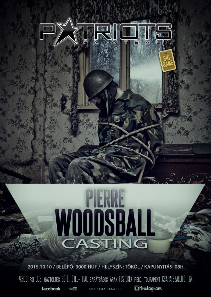 Pierre Woodsball Casting Paintball Big Game